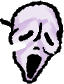 Scary mask.