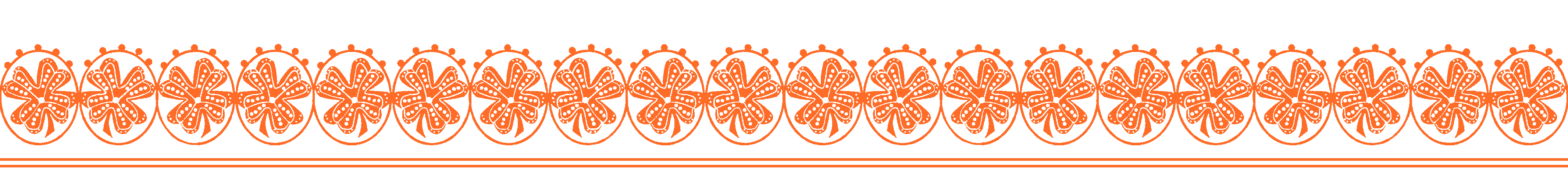 Decorative lace banner.